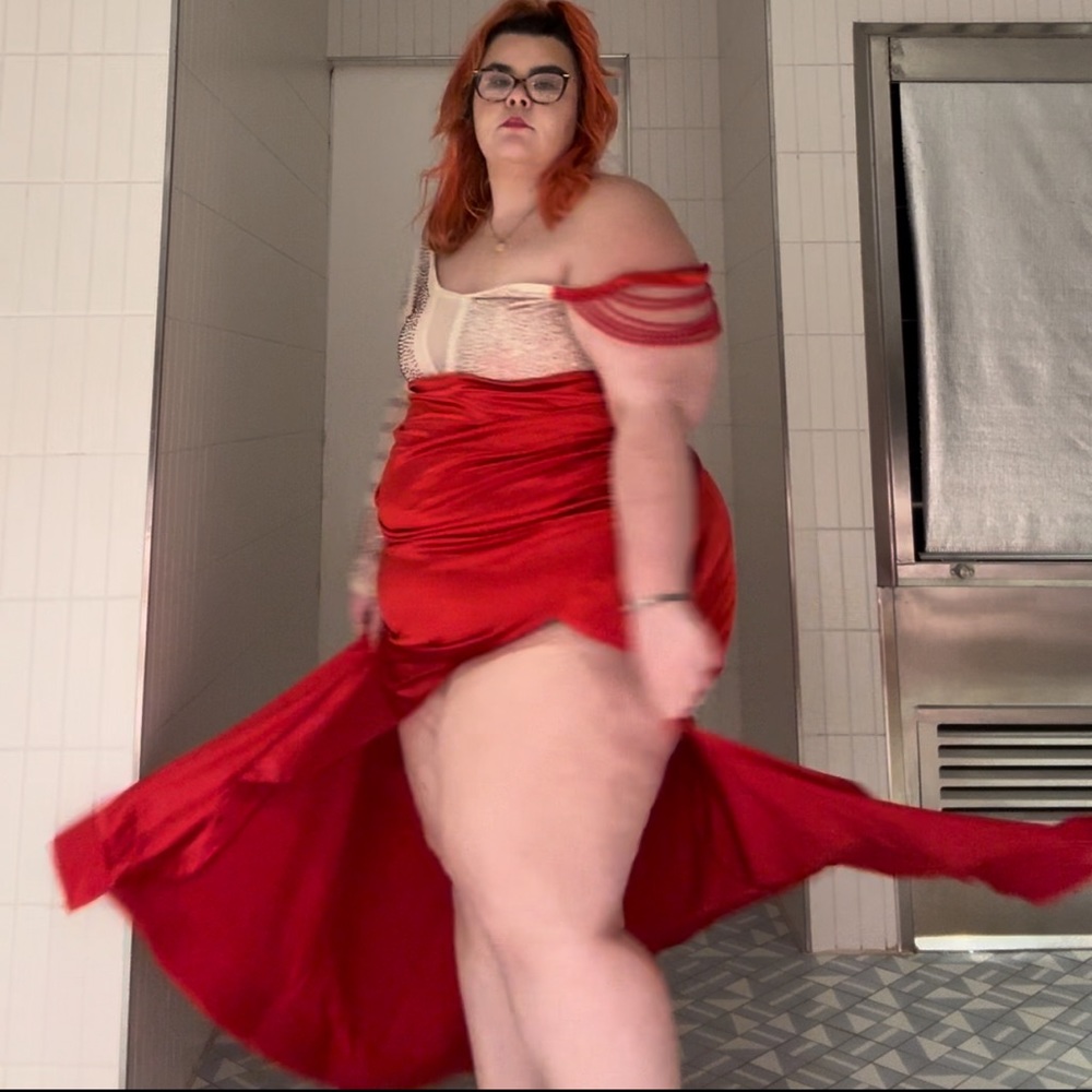 XplusWear size 3xl red dress